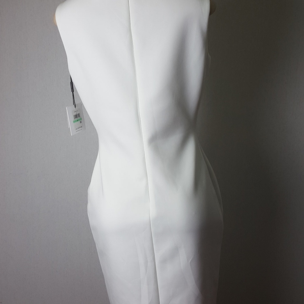 SOLD- NWT Calvin Klein White Dress Size 8 - Picture 5 of 6
